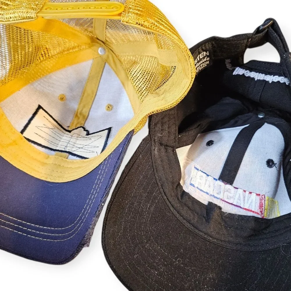 Vintage Baseball Cap Hat Lot – Ford, Budweiser, Michelin, NY, NASCAR (6 Total) - Picture 5 of 9